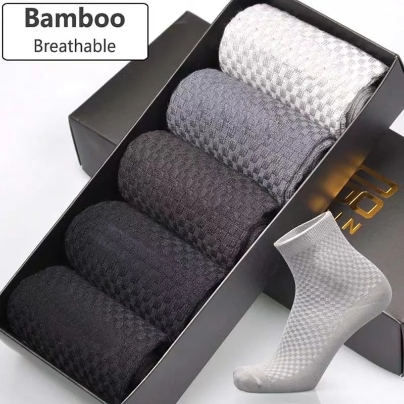 transpirables lujosos pack de 6 unidades para hombre informales WeciBor Calcetines de fibra de bambú para hombre supersuaves 