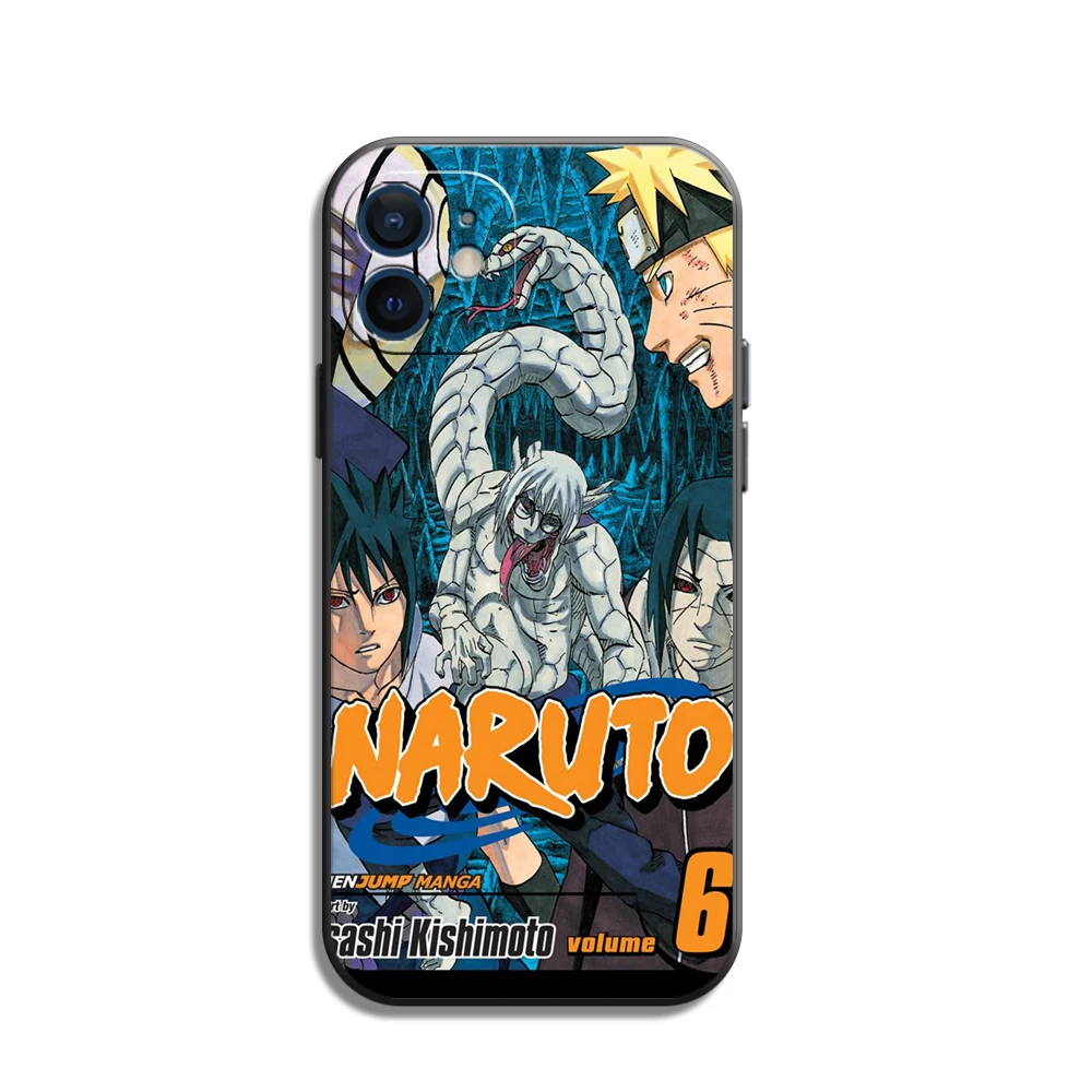 mobile phone pouch NARUTO Sasuke Phone Cases For iPhone 13 12Pro  MAX 6 6S 7 8 Plus XS 12 13 Mini X XR SE 2020 New Silicone Back Cover Fanda best iphone wallet case