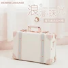 2024 Vintage Suitcase Carry On case Hardside Rolling Spinner Retro Style for Travel hand case