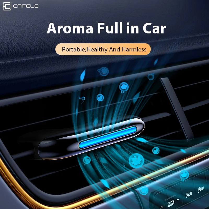 CAFELE Magnetic Car Air Freshener Natural Fragrance Car