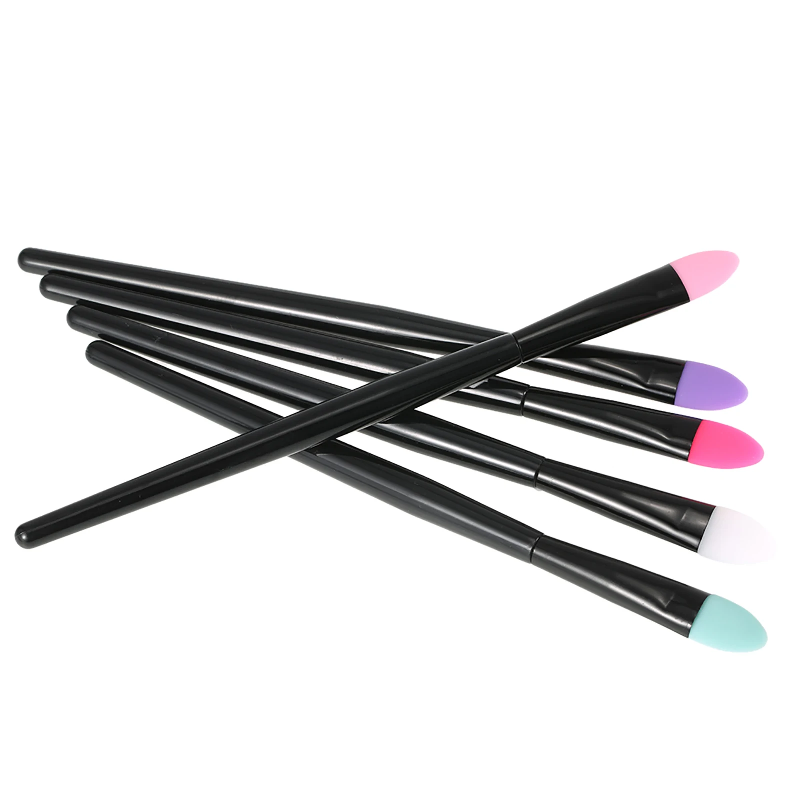 5pcs Silicone Eyeshadow Brush Kit Makeup Brush Professional Facial Cosmetic Tools for Women Makeups Eye Makeup Brushes Colorized