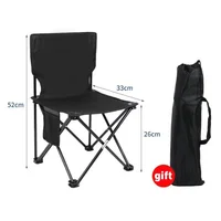 Chaise Pliante Portable d'Extérieur avec Sac de Rangement, Légère, Confortable, Équipement de Camping 3