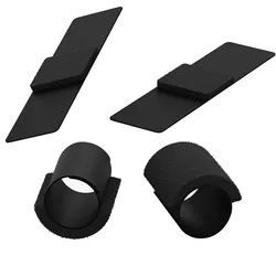 Chair Leg Floor Protectors for Furniture - Felt Pads Wrap - Around Design, 4/8 Pack (4PCS)