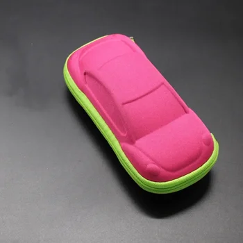 Car-Shaped Glasses Case – Cute Kids Eyeglass Storage Box with Zipper