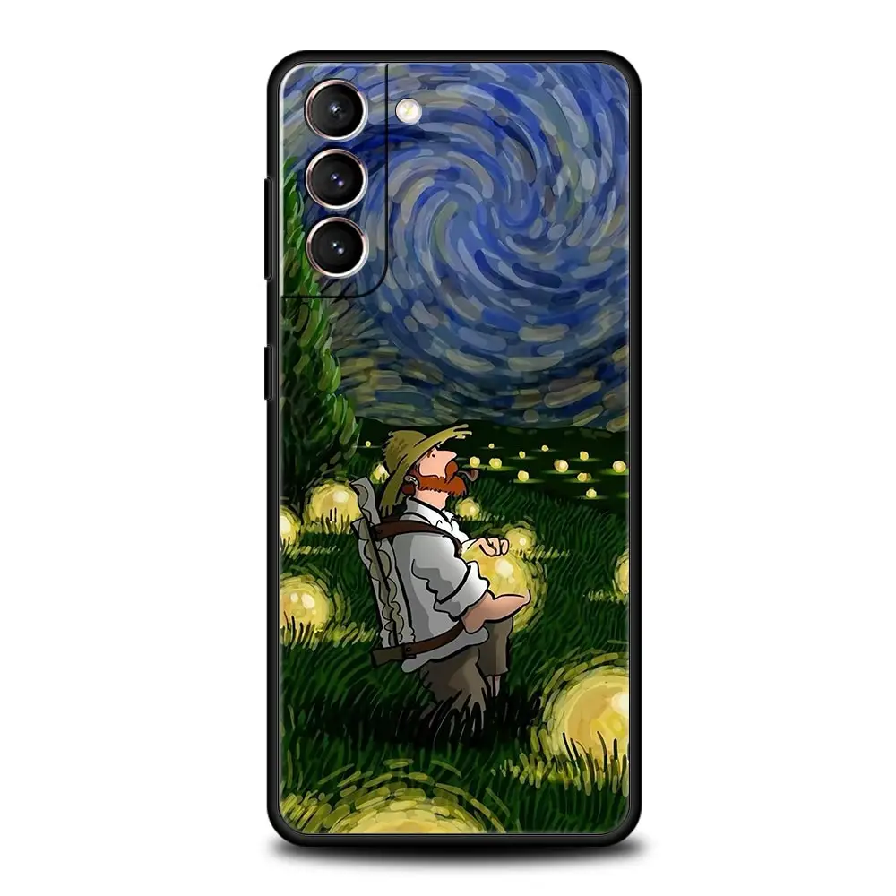 Van Gogh Sunflowers and Starry Night Art Phone Case