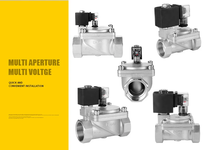 Kostenloser Versand Mit Manuelle Notfall Schalter Edelstahl Hochdruck Magnetventil DN15-50 AC220V DC24V Für Wasser Öl Luft – Detail 11