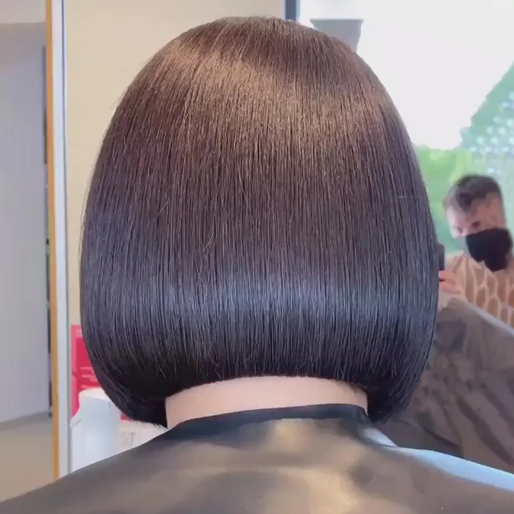 Human Hair Wigs Double Drawn Short Bob Wigs Glueless Vietnamese Straight Wig Human Hair Lace Front Raw Indian Hair Vendor 13x4 Hd Lace Bob Wigs lace front wigs