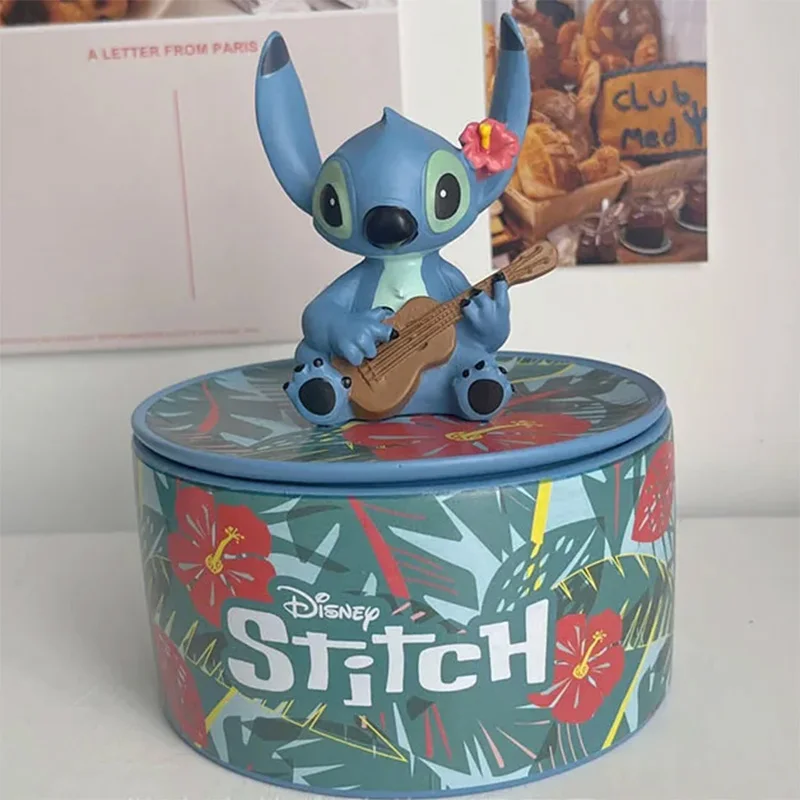 

Экшн-фигурки Disney Stitch, милая Керамическая Детская коробка для хранения конфет, экшн-фигурки, подарки, украшения