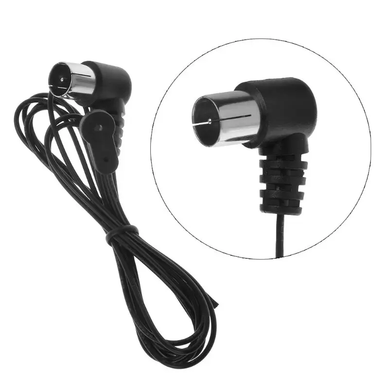 

C1FB FM Antenna 75 Ohm F Type Male Plug for Home Radio Stereo Signal Receiver Aerial