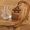 D0AD-Car Hanging Glass Bottle, Empty Dispenser, Refillable Essential Oils Diffuser, Air Fresher Pendant, 10Pcs 4