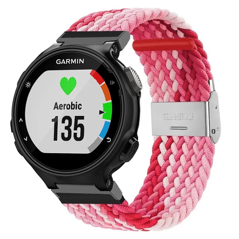 Elastic Braided Nylon Adjustable Watch Band Straps