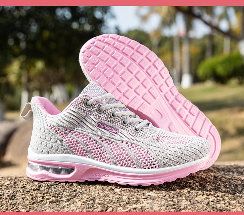 Description Picture 5 of itemWomen Running Shoes Ladies Breathable Sneakers Mesh Air Cushion Tennis Women's Sports Shoes Outdoor Lace Up Training Shoes