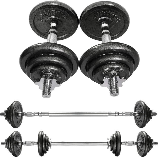 20kgAdjustable Dumbbells Weights set for Men Women,Cast Iron Dumbell Barbells set,Free Weights Bar Bell Strength Training