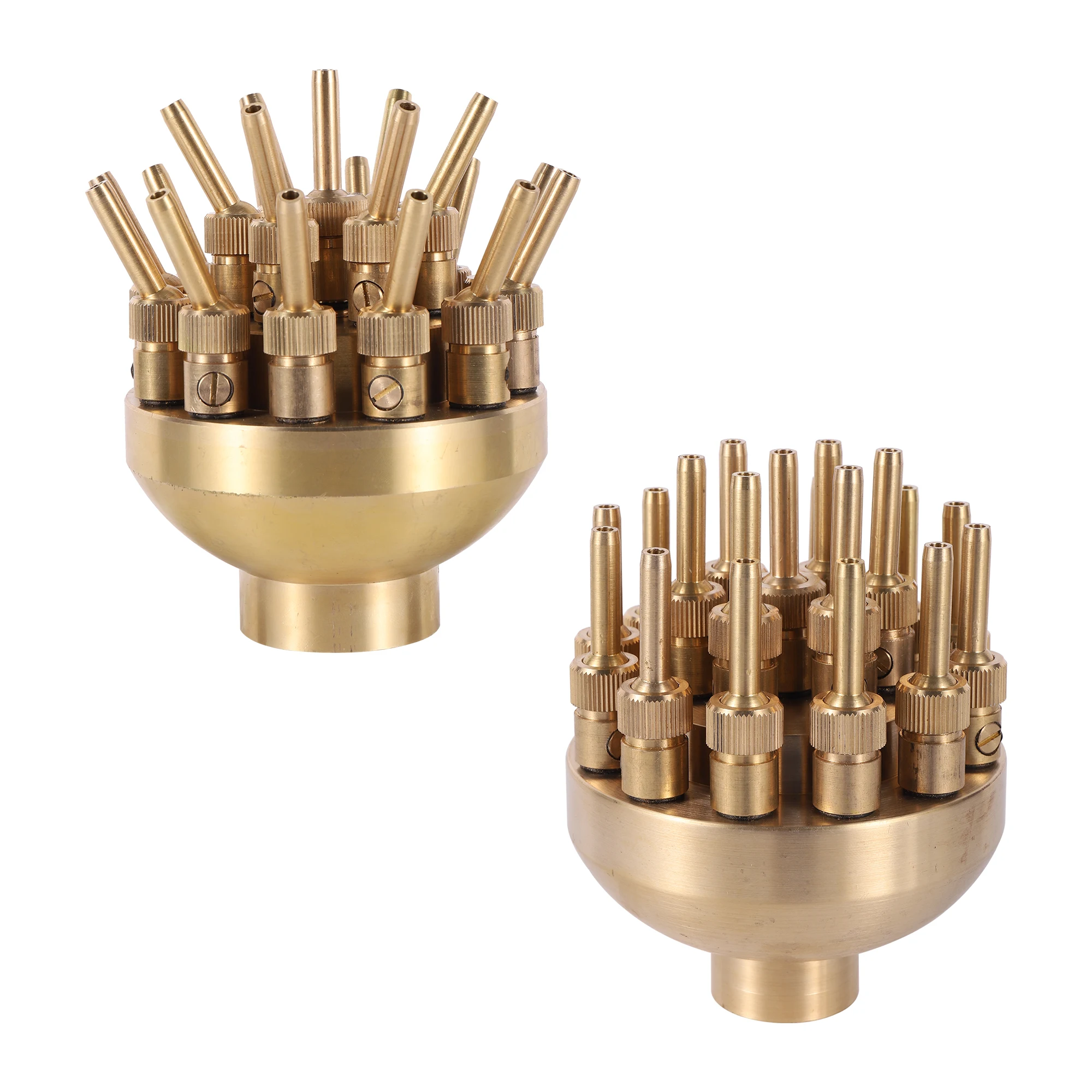 Description Picture 2 of itemBrass Three Tier Fireworks Fountain 1" 1.5" Porous Fountain Nozzle Head Pond Landscape Fountain Equipm