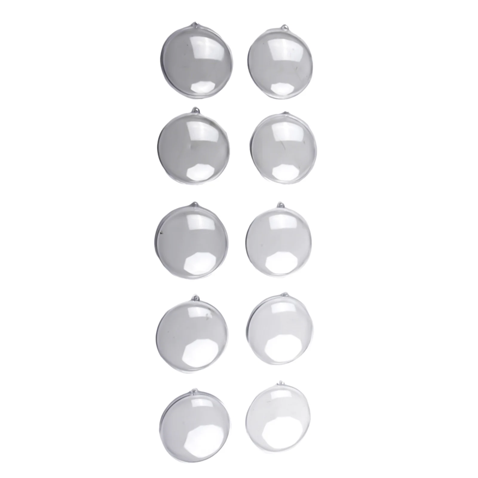 

10 пластиковых прозрачных плоских шариков, Декор для дома, свадебные конфеты, фотоконфеты, 7-11 см, Рождественское украшение для дома, подарок для детей