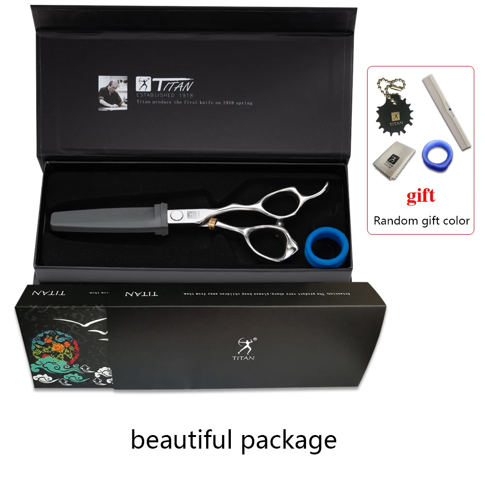 Titan Hairdressing Scissors 6 Inch Hair Scissors Professional Barber Scissors Cutting Thinning Styling Tool Hairdressing Shear — view 6