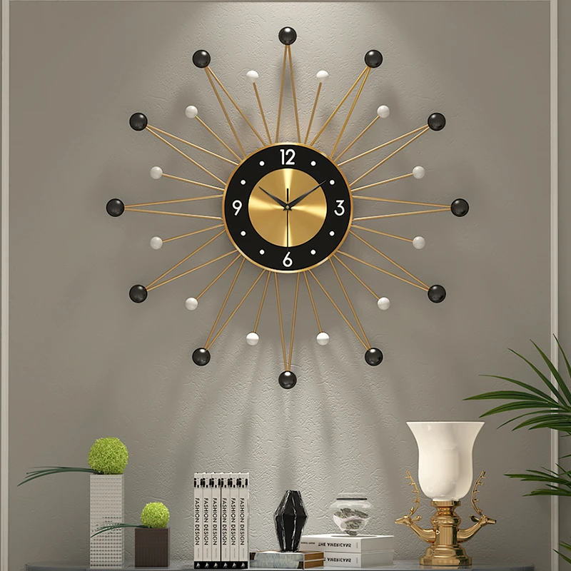 Luxury Big Wall Clock Modern Design Nordic Minimalist Silent Wall Clock