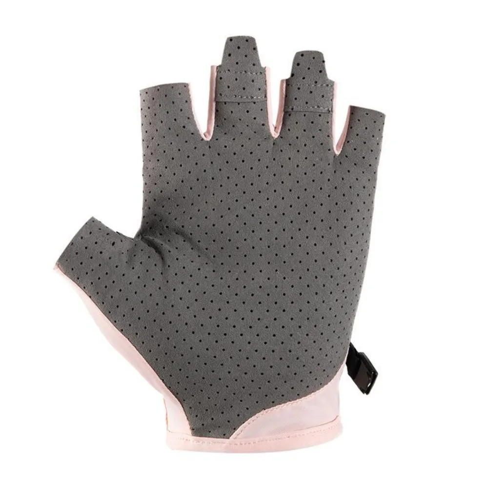 Fingerless Fishing Gloves Anti-uv Half Finger Fishing Gloves Summer Outdoor Sports Riding Driving Gloves Sunscreen Breathable Fitness