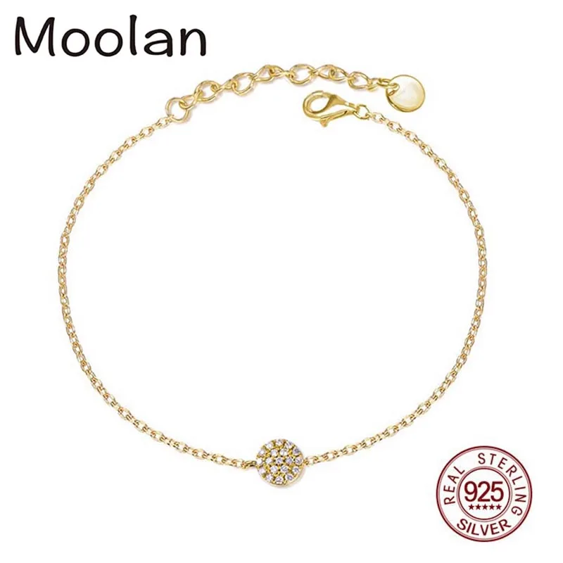 

Moolan Изысканная блестящая Звезда Женская из серебра 925 пробы с кубическим цирконием модная женская бижутерия в подарок