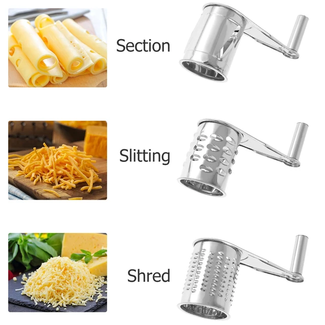 Buy Wholesale China Electric Cheese Slicer Rotary Cheese Grater Battery  Rechargeable 3 Drum Blades Fine Coarse Grating Slicing & Cheese Slicer at  USD 8