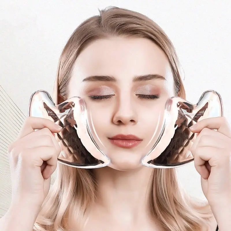 Gua Sha Board Facial Scraping Plate Face Body Massage Tool New SPA Massage Clear Skin Care Tools For Neck Back натуральный розовый кварцевый камень guasha face face neck body gua sha board massager