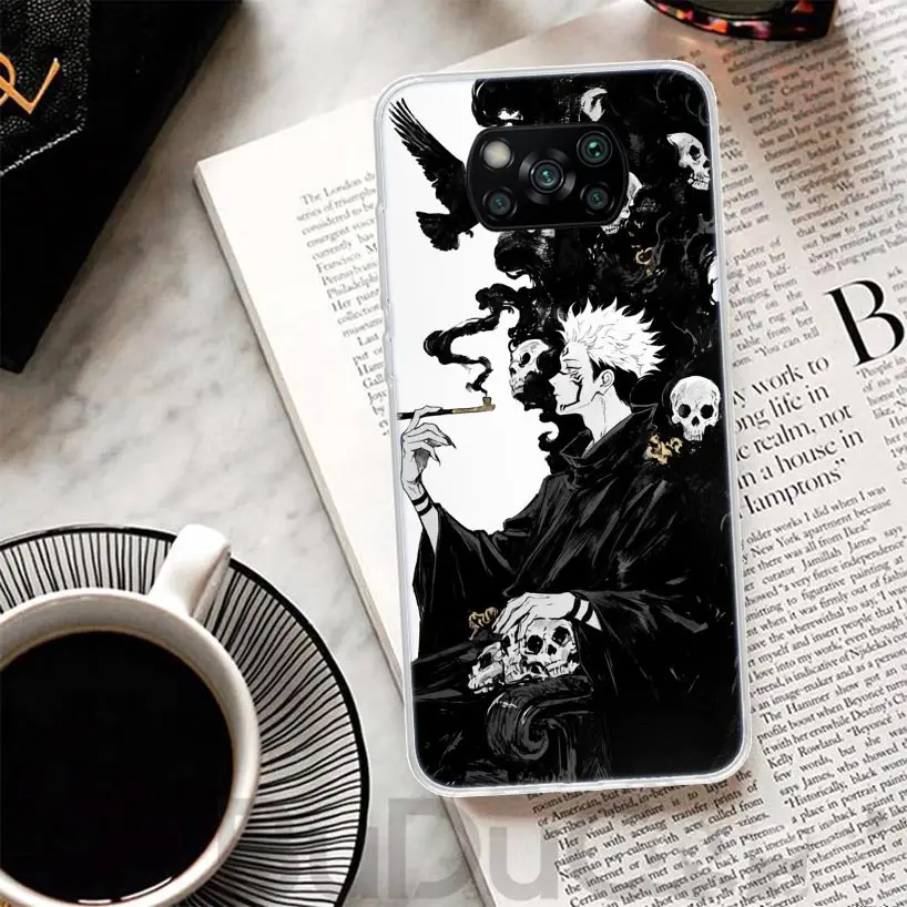 Kaisen J-Jujutsu Ryomen Sukuna Themed Protective Phone Case with Print Design