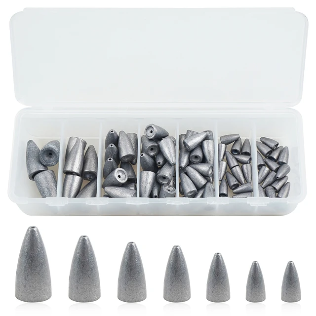 Bullet Weight, Screw In Sinkers, Black