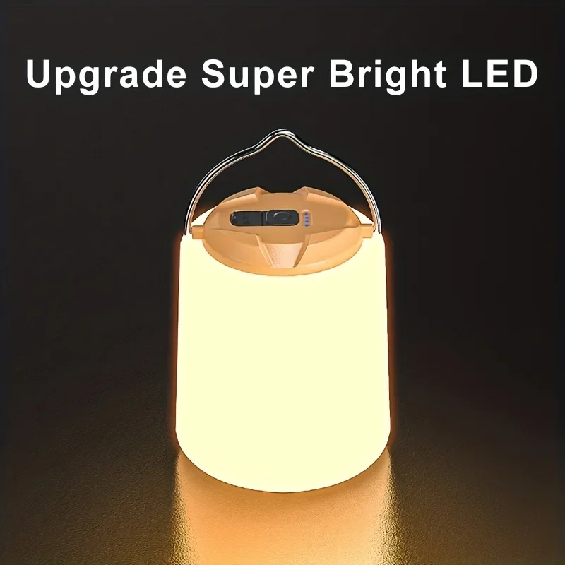 Luce da campeggio solare ricaricabile con gancio, lanterna da tenda a LED impermeabile con gancio a clip, luce ambientale vintage for esterni for campeggio, escursionismo, emergenza(Remote control typ