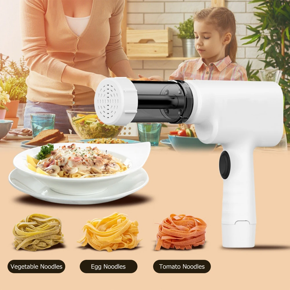 Noodle Maker Home Small Electric 45W 1500mAh Portable Handheld