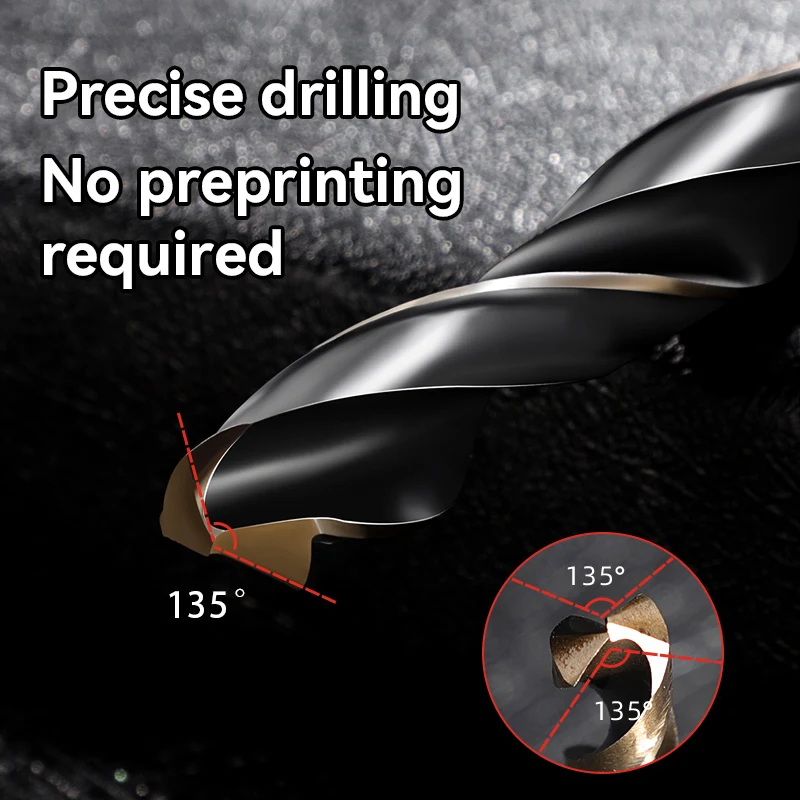 drill bit set Newshark hex shank twist wood metal hole cutter core drilling tool cobalt 2 3 4 5 6 7 8 9 10 12mm HSS