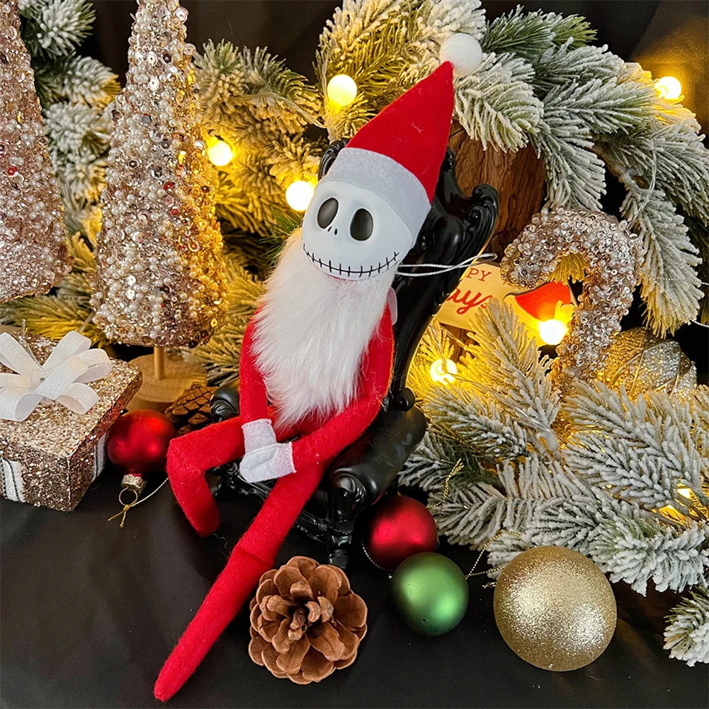 Happy Christmas Cute Elf Doll Plush Toys Pendant Xmas Tree Ornament Gift Happy New Year Novelty Naughty Boy Ghost Elf Doll christmas decorations assembled toys elf car pendant