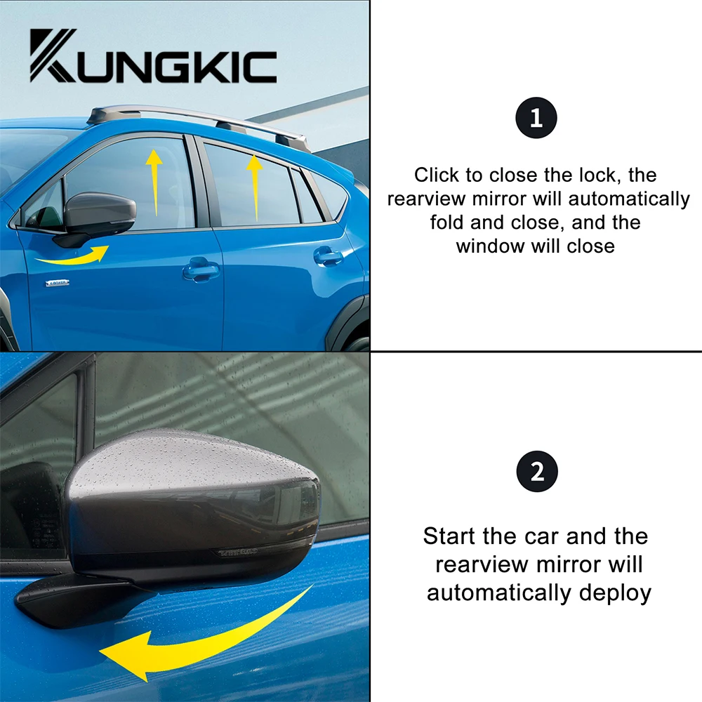 ZYLHDD Espejo Retrovisor Punto Ciego Coche Para Subaru Crosstrek 2018