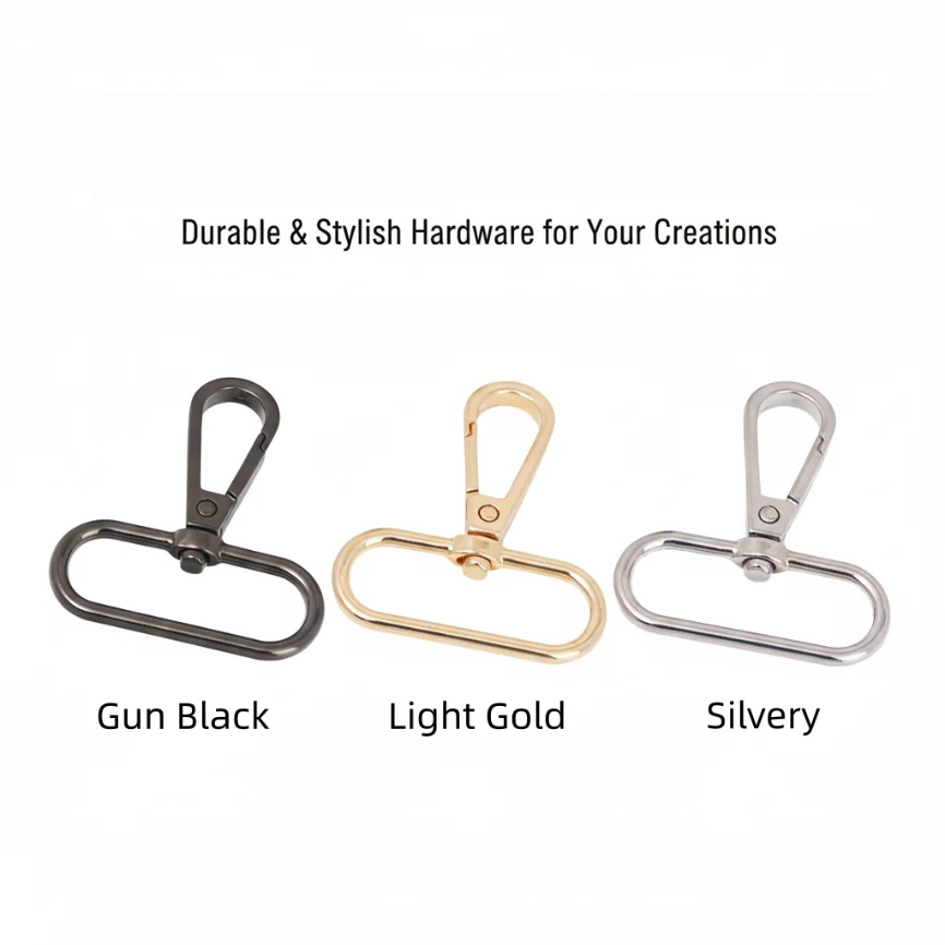 5-50pcs Metal Bag Strap Buckles 13-38mm Lobster Clasp Collar Carabiner Snap Hook DIY KeyChain Bag Part Accessories