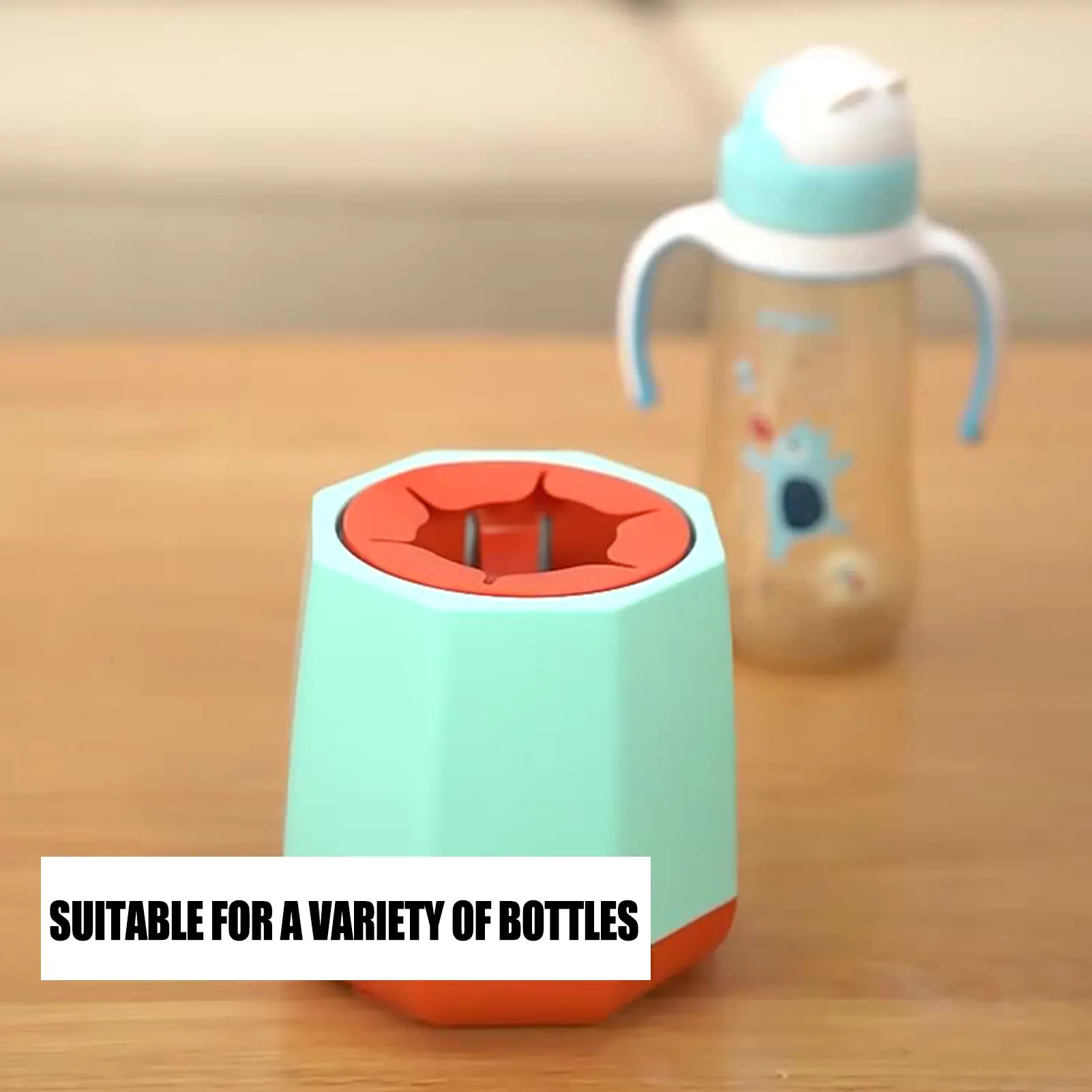Electric Milk Shaker Bottle Automatic Baby Milk Bottle Shaker Portable Feeding USB Charging Long Lasting