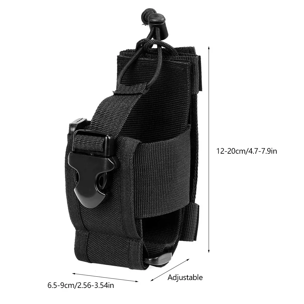 1000D Tactical Molle Walkie Talkie Pouch Interphone Storage Bag Outdoor Molle Radio Pouch Walkie-Talkie Case Holder Molle Pouch