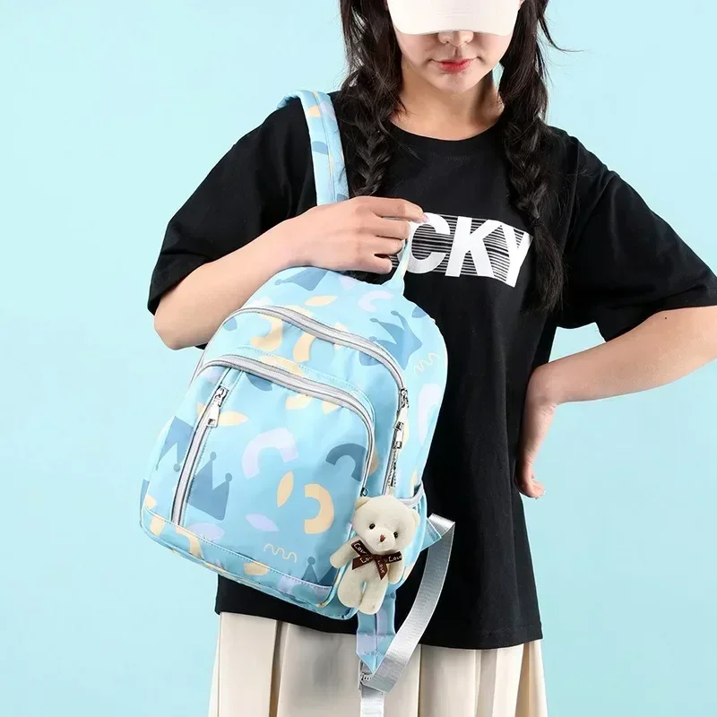 Large Capacity Mother Bag Carrying Pregnant Baby Nappy Backpack Activity Baby Diaper Backpack Fashion Mummy Travel Stroller Bag