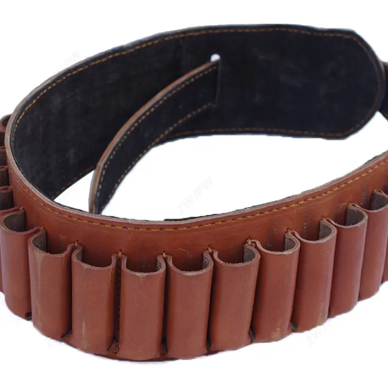 WWII WW2 Chinese Army Revolver Holster Belt Brown Leather