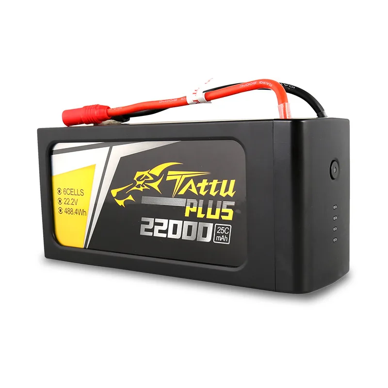 

Литиевая батарея Tattu Plus 22000 мАч 6S 25C 22,2 в для сельского хозяйства Dr one, построение карты безопасности