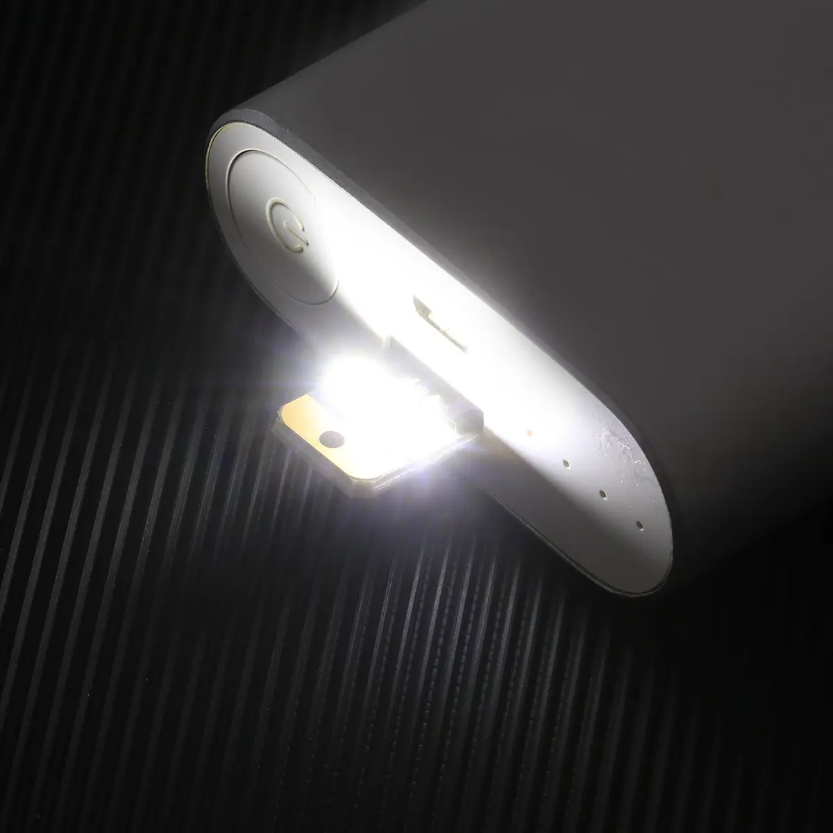 5Pcs 미니 USB LED 라이트 초박형 휴대용 키 체인 램프 밝은 키보드 독서 램프 노트북 비상 캠핑을위한 LED 전구