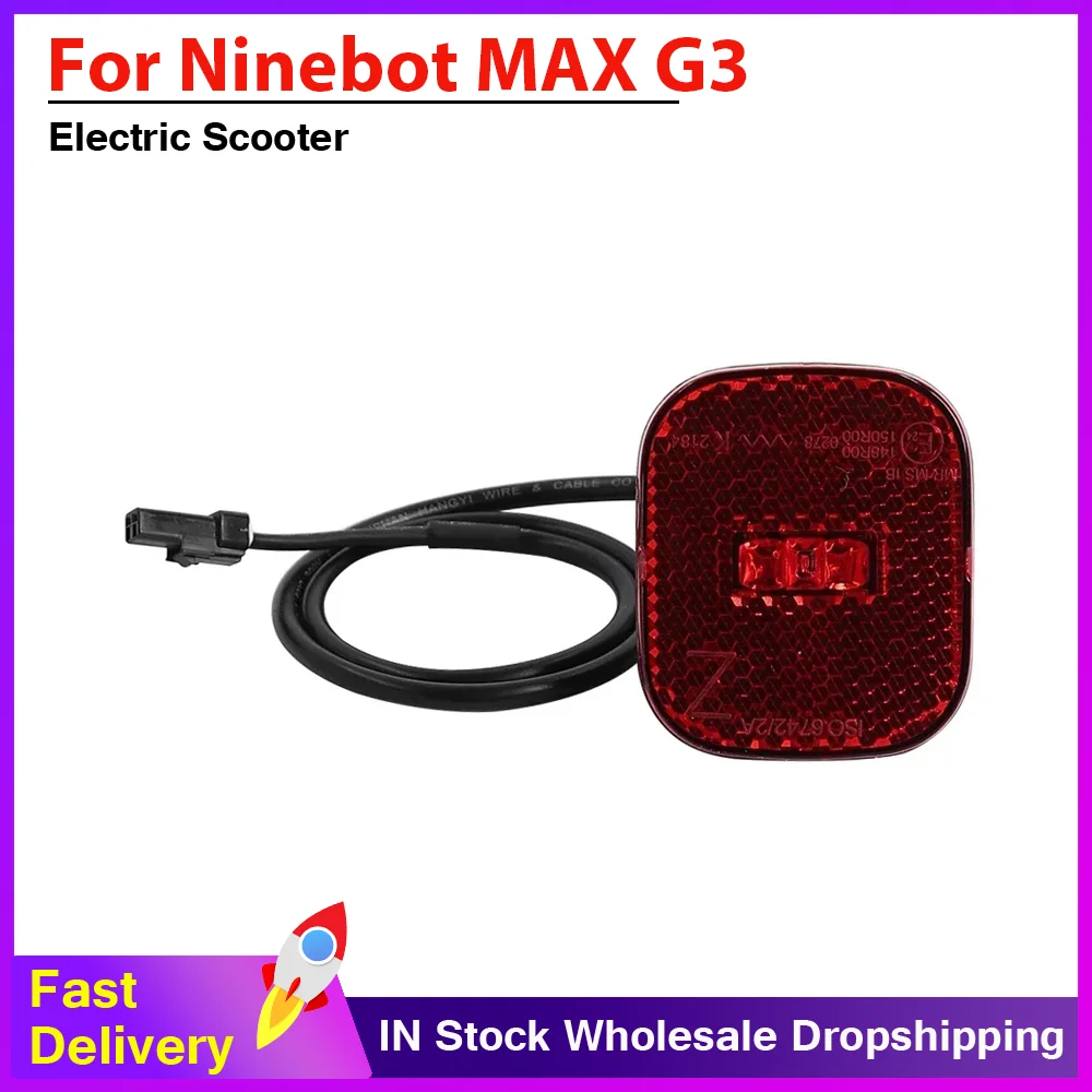 Hinten Rücklicht Warnlicht für Ninebot MAX G3 F3 E3 ZT3 Pro Elektrische Roller Teile Sicherheit Signal Brems Lampe Zubehör