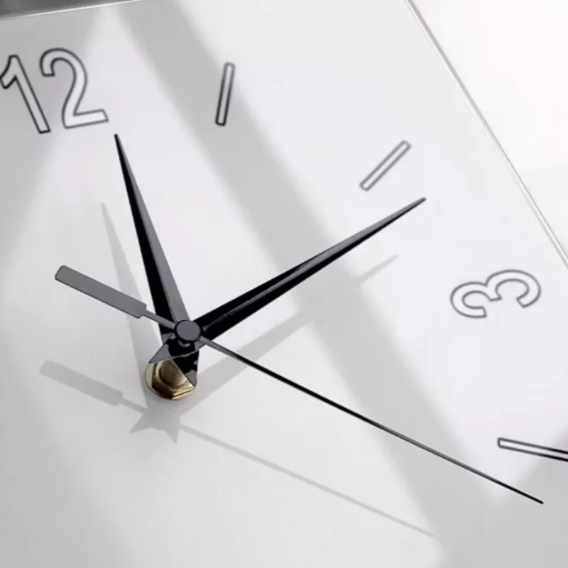 Luxury Creative Two-sided Living Room Wall Clock Modern Nordic Aesthetic Silent Corner Digital Wall Clocks Home Decoration 6