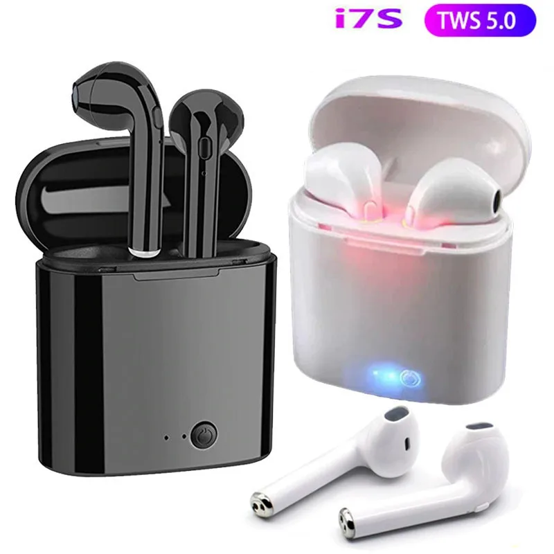 

I7s TWS Wireless Headphones Bluetooth 5.0 Earphones Sport Earbuds Headset with Mic Charging Box Headphones PK Mini I7 Y50 Y30 E6