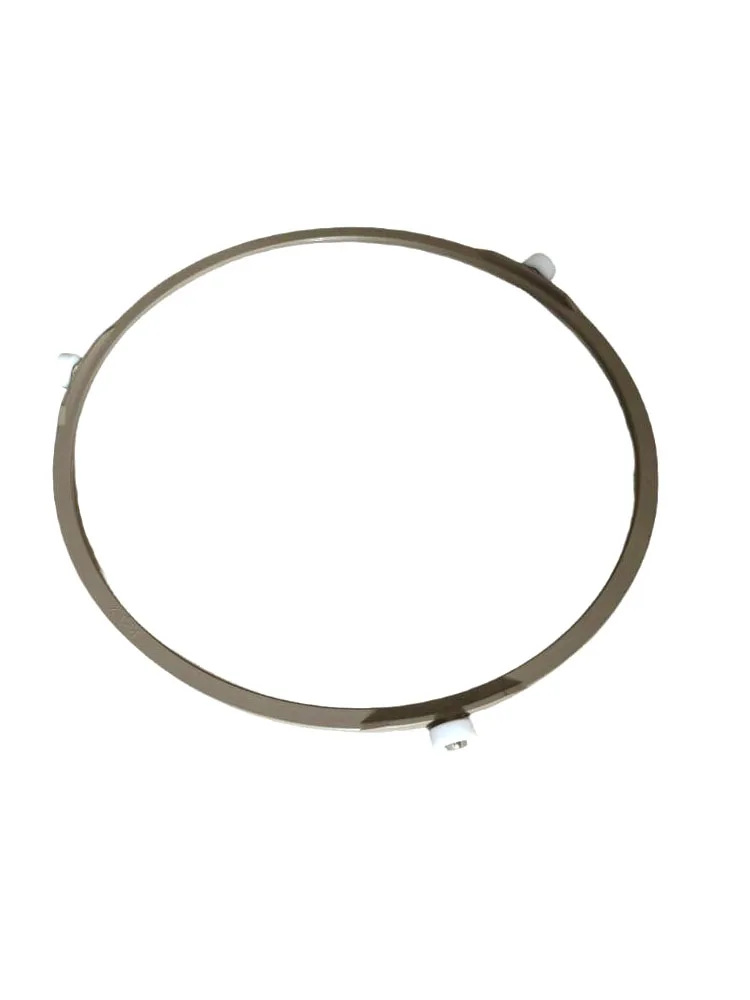 Microwave Oven Rack Ring Plastic Round Bottom Bracket with Small Wheels 1.4cm Diameter 22.2cm