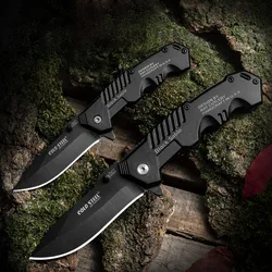 Couteau de poche pliant de survie tactique, lame en acier tranchante, couteaux de chasse de randonnée de Combat en plein air, outils de Camping d'auto défense 