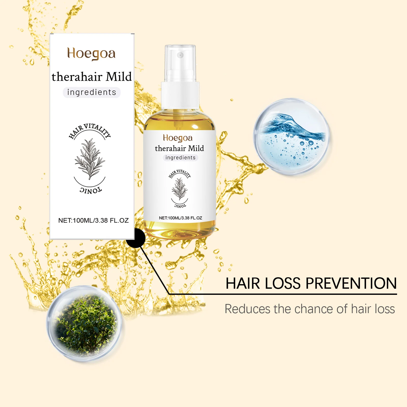 Scalp Care Essence Spray - A Gentle Scalp Care Essence for Daily Use, Moisturizing Scalp, Enhancing Massage Comfort