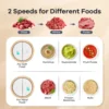 LAC Household  Kitchen White 3L Mixer Commercial Electric Meat Beater Multi-function Grinder Detachable Blade With Safety Lock 6