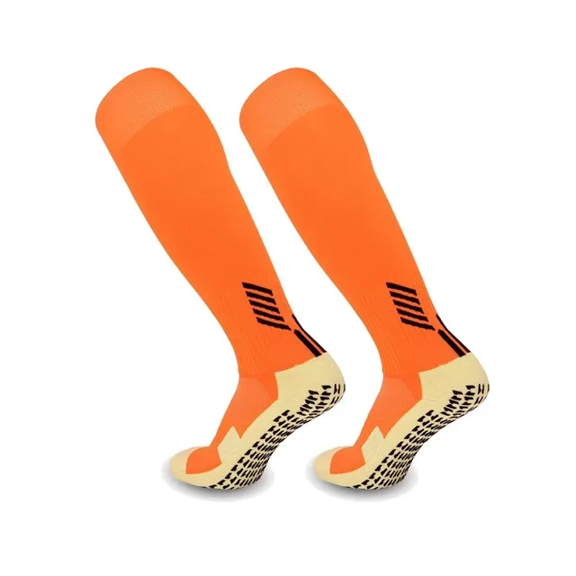 Professional Anti-Slip Soccer Knee High Socks Adult Kids Rubber Block Towel Bottom Long Football Hockey Sports Grip Socks Unisex 6