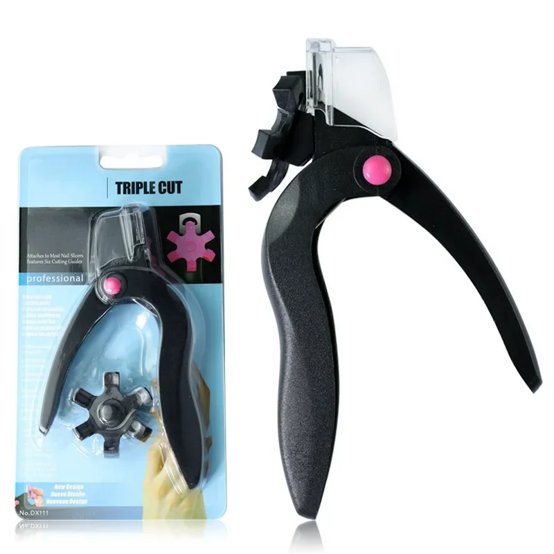 Professional Nail Art Clipper Special Type U Word False Tips Edge Cutters Manicure Colorful Stainless Steel Nail Art Tools