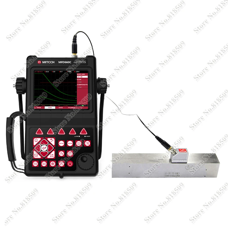 MFD660C Mitech Genuine Portable High Quality Ultrasonic Flaw Detector NDT Equipment
