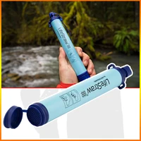 Personal Straw Water Filter Survival Filtration Portable Gear Water Filter for Drinking Hiking Camping Travel Hunting Fishing 1